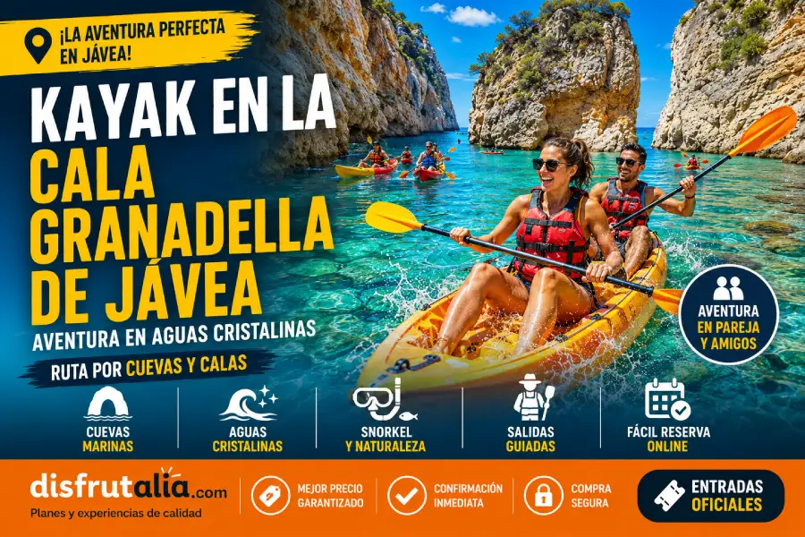 Kayak en Jávea: excursión Cala Granadella